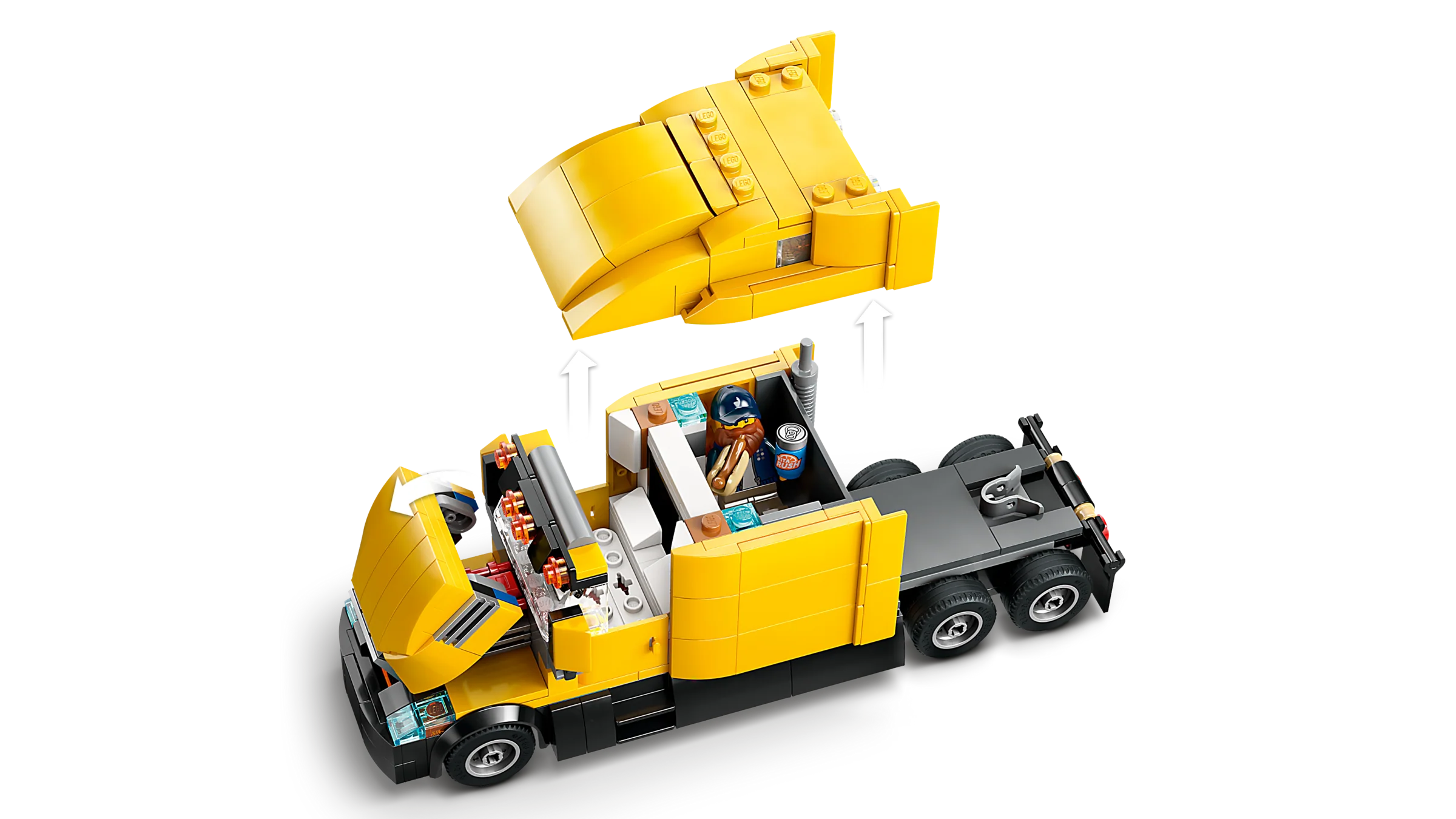 Yellow Delivery Truck - Image 5