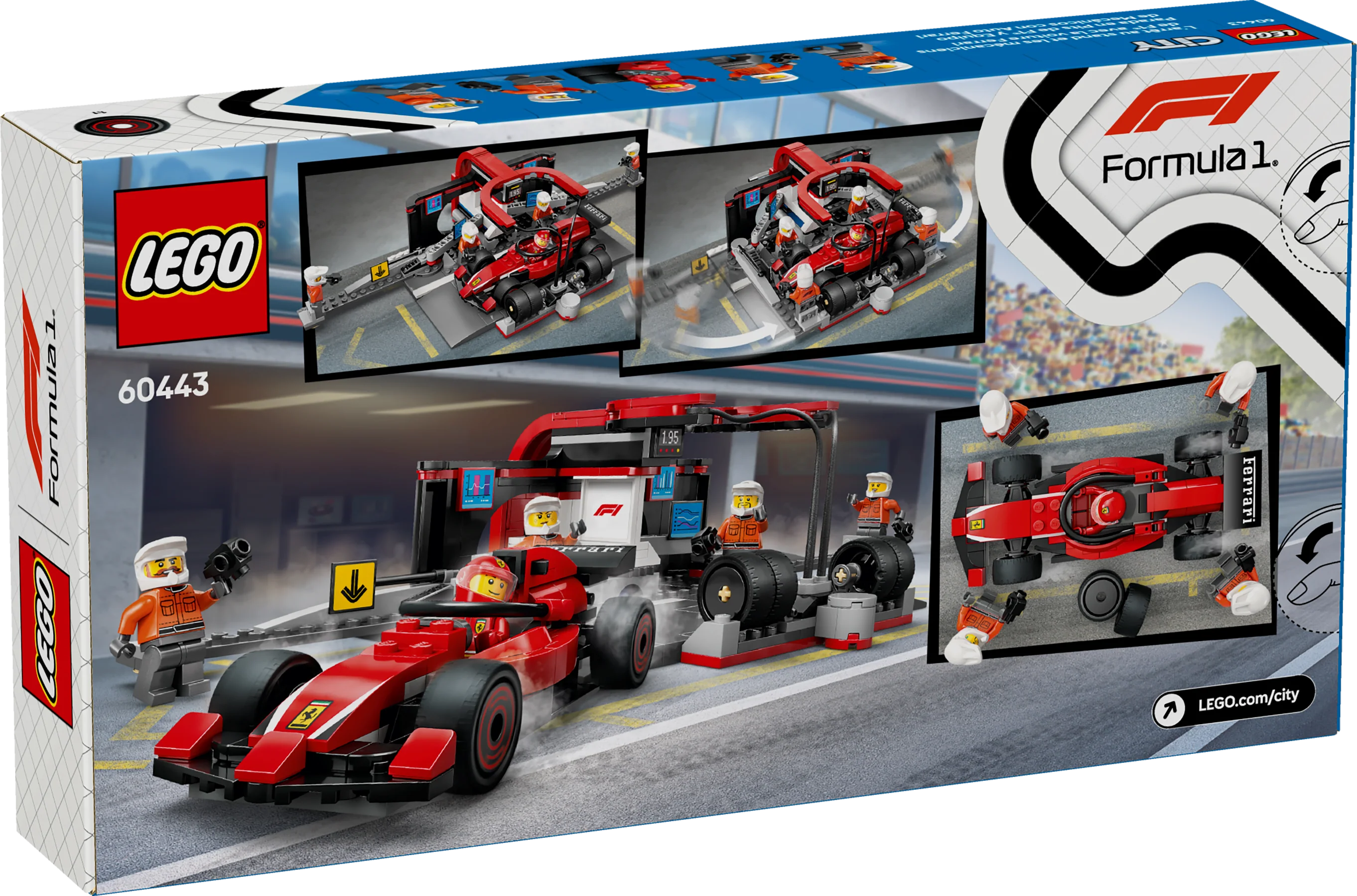 F1 Pit Stop & Pit Crew with Ferrari Car - Image 10