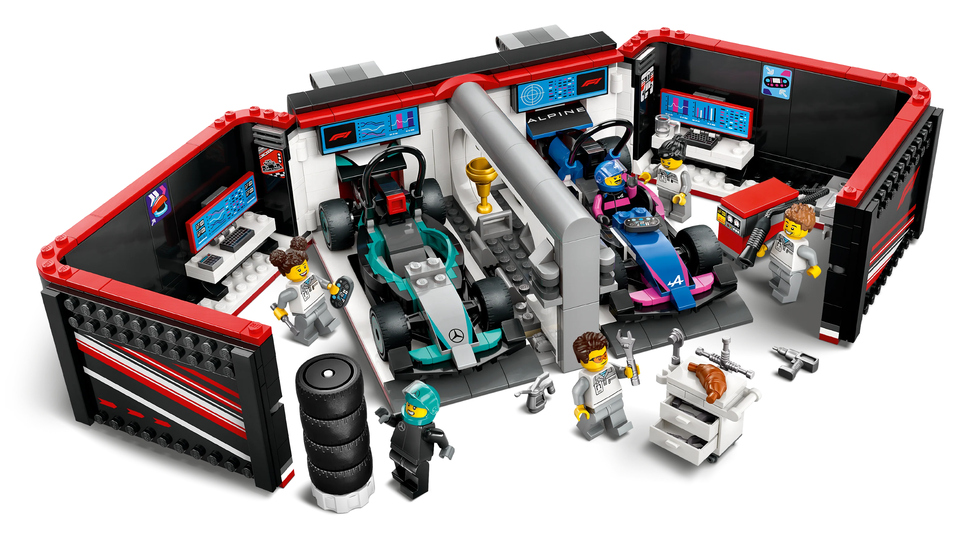 F1 Garage & Mercedes-AMG & Alpine Cars - Image 3