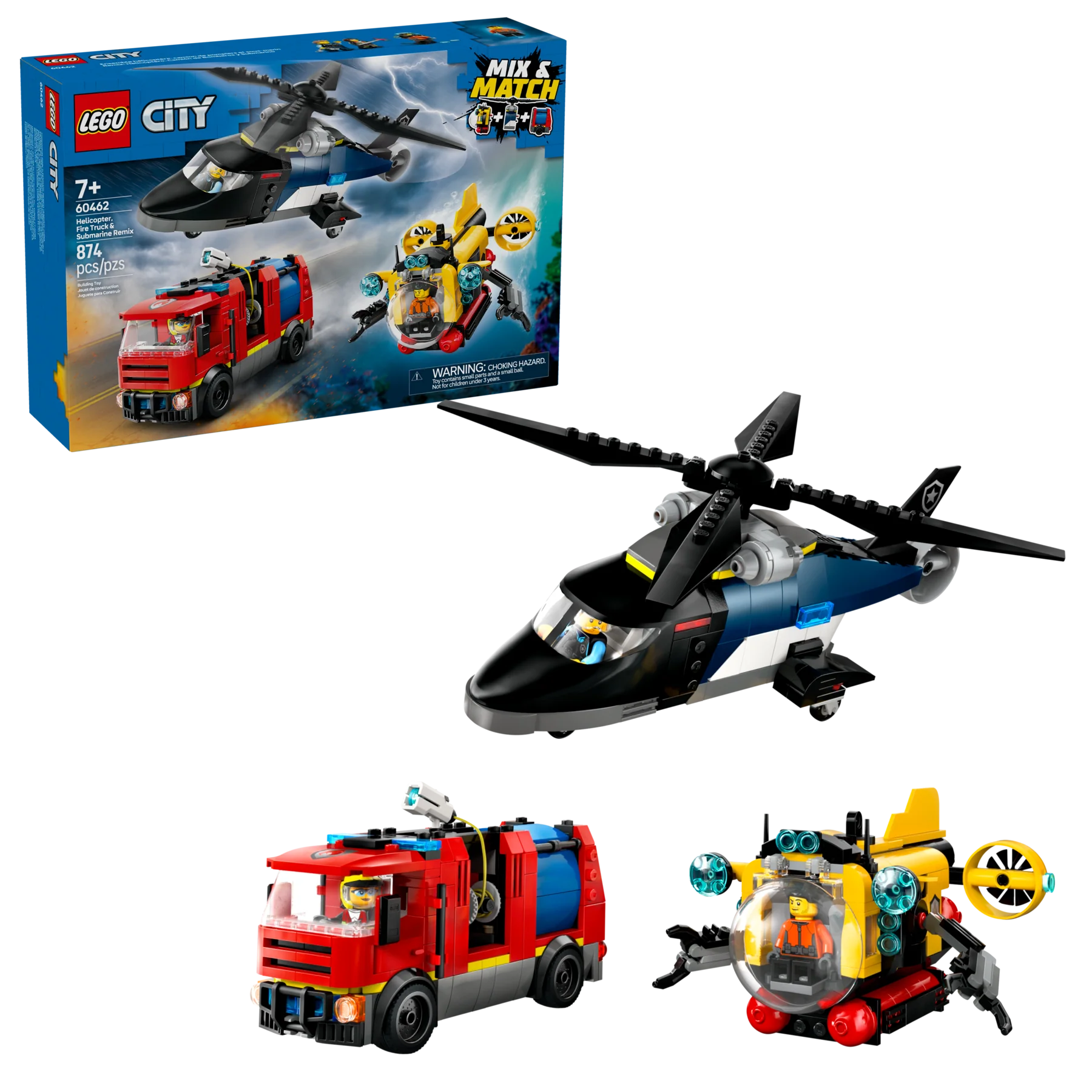 Helicopter, Fire Truck & Submarine Remix - Image 2
