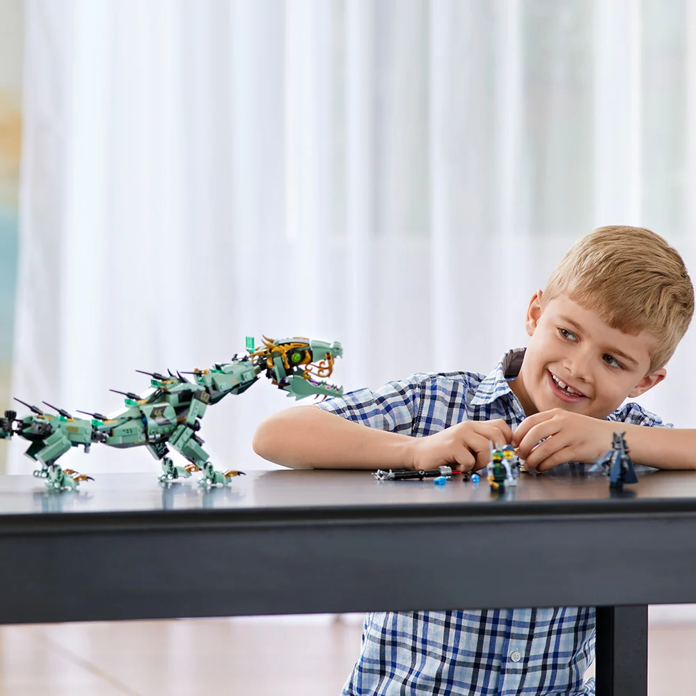 Green Ninja Mech Dragon - Image 13