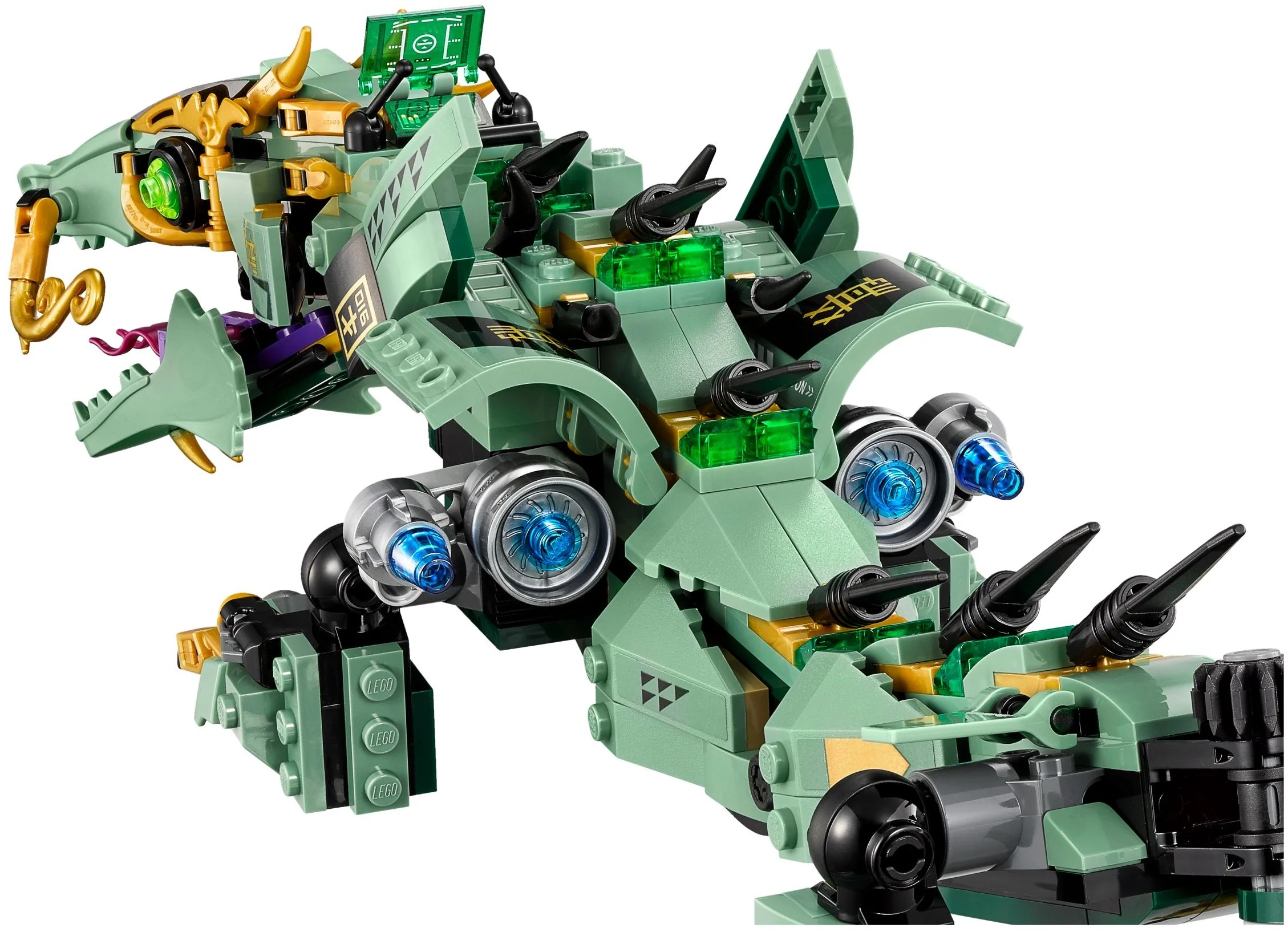 Green Ninja Mech Dragon - Image 7