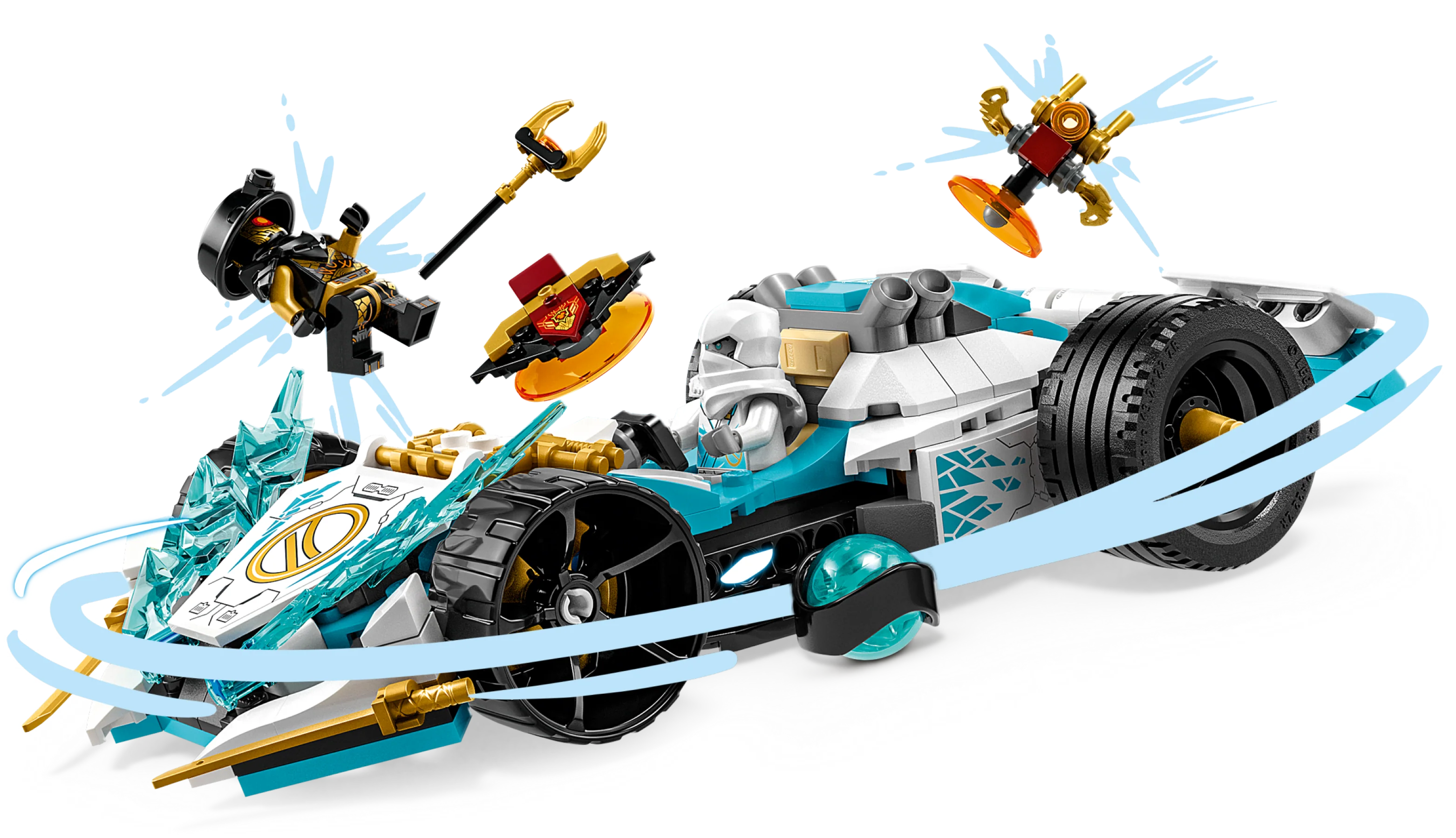 Zane's Dragon Power Spinjitzu Race Car - Image 3