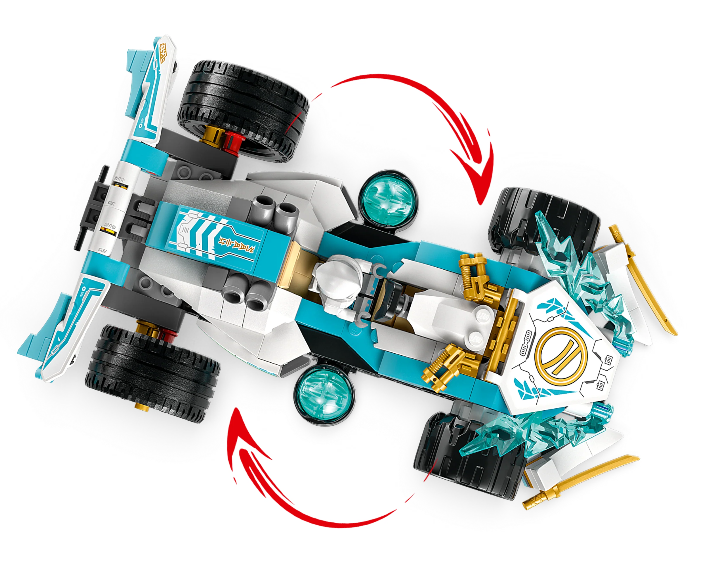 Zane's Dragon Power Spinjitzu Race Car - Image 5
