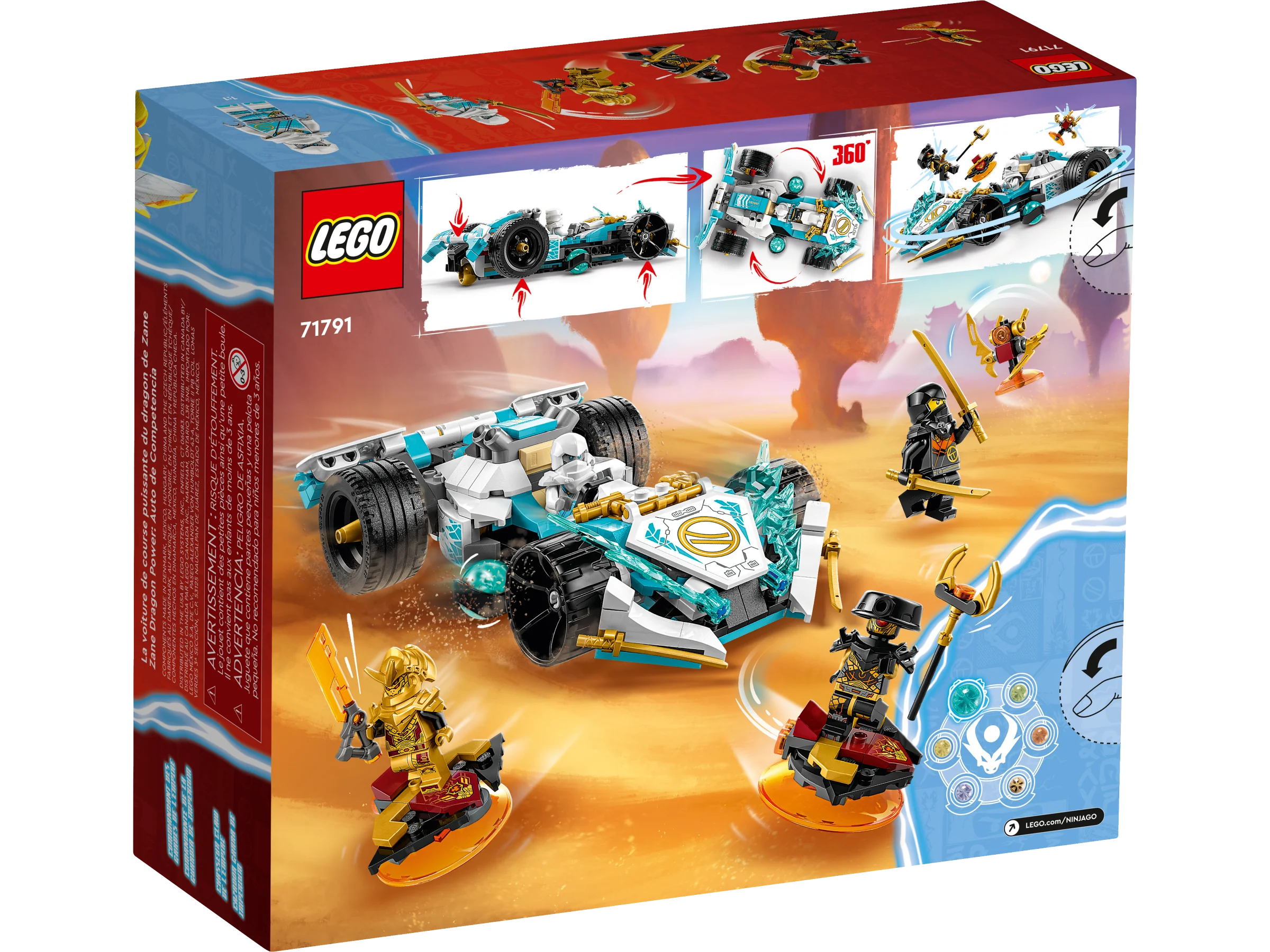 Zane's Dragon Power Spinjitzu Race Car - Image 7