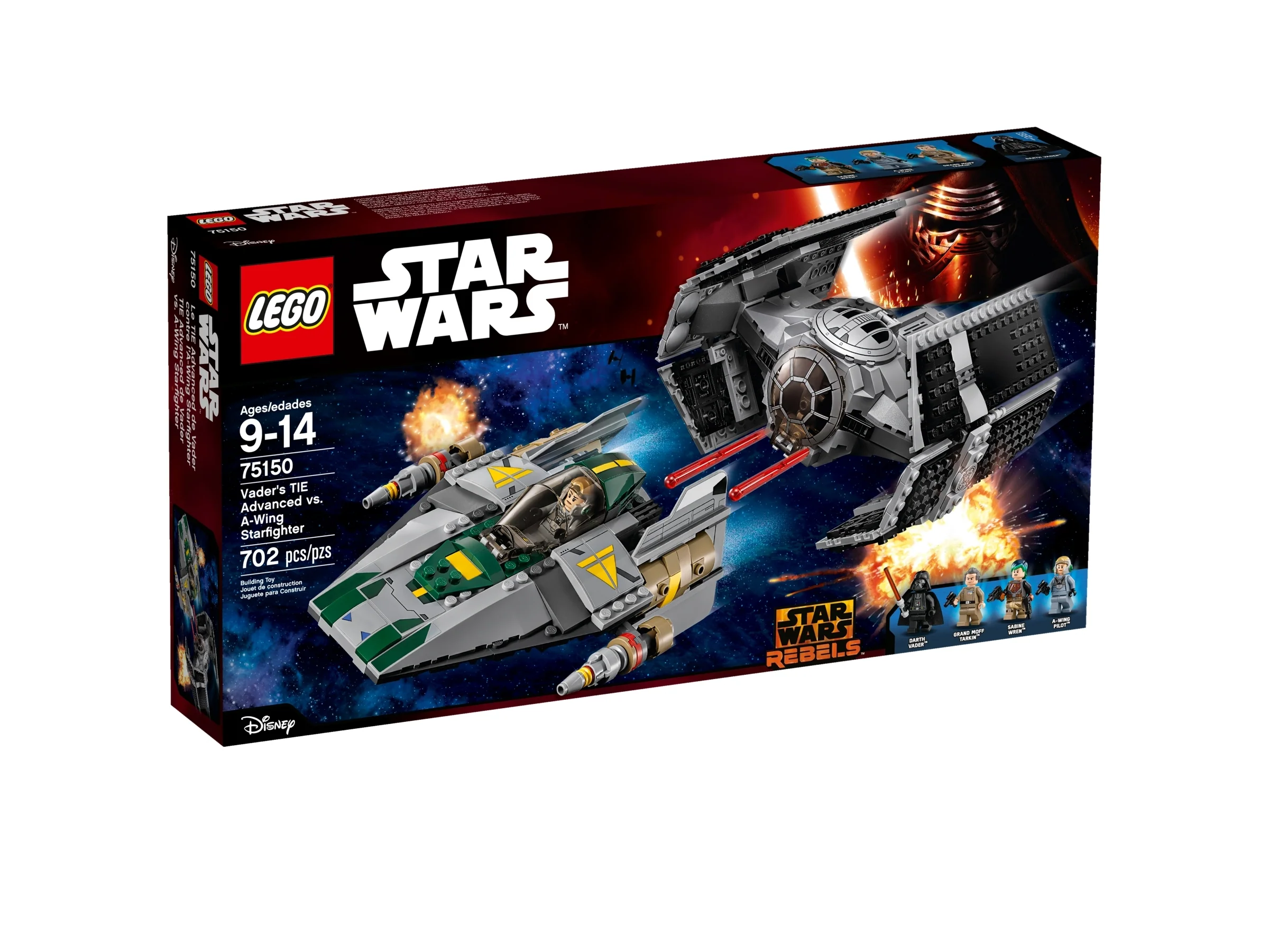 Vader's TIE Advanced vs. A-wing Starfighter - Image 2