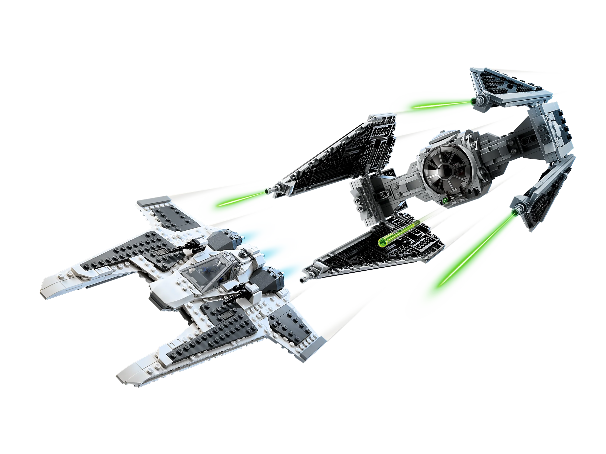 Mandalorian Fang Fighter vs TIE Interceptor - Image 3