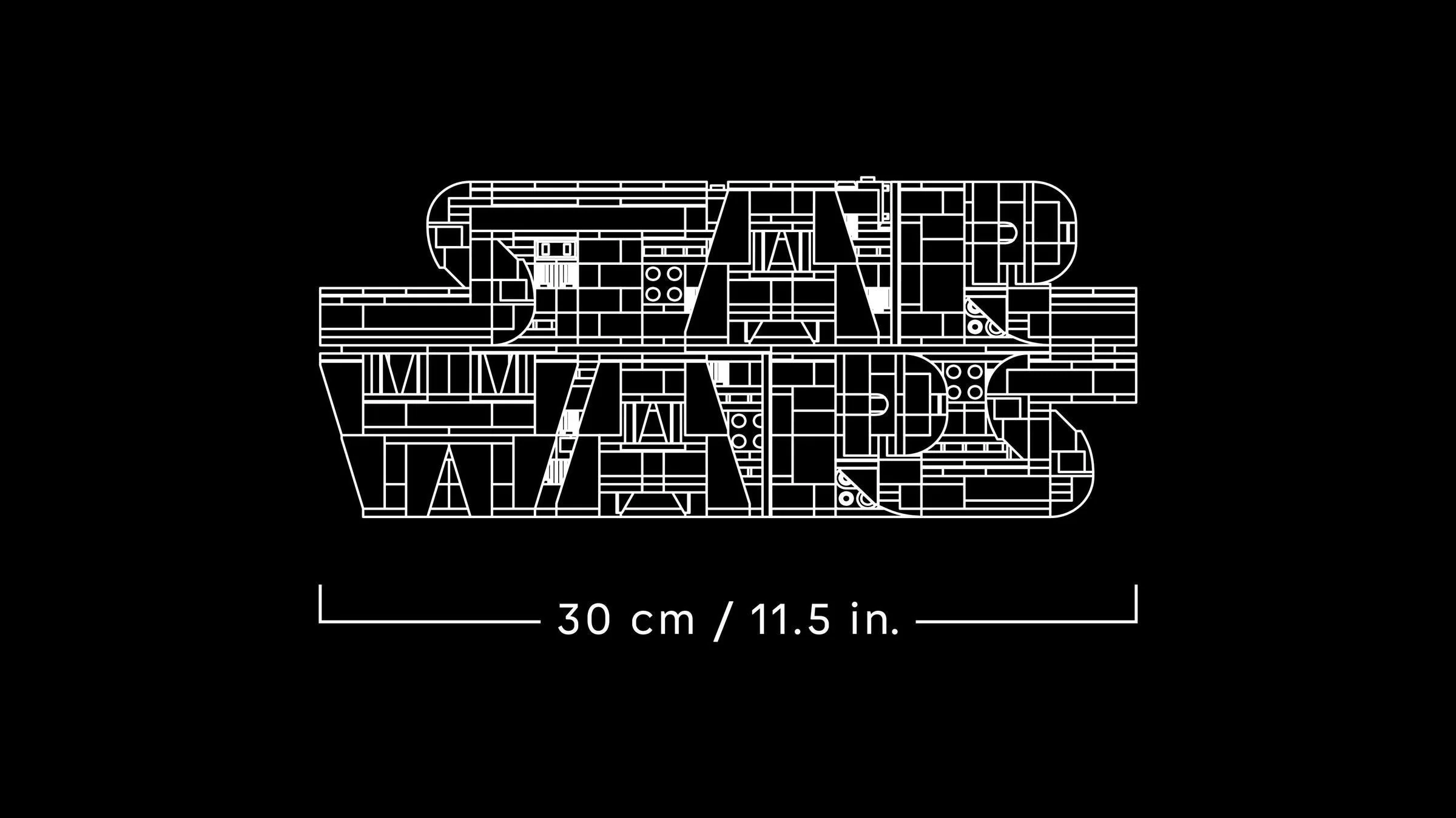 Brick-Built Star Wars™ Logo - Image 10