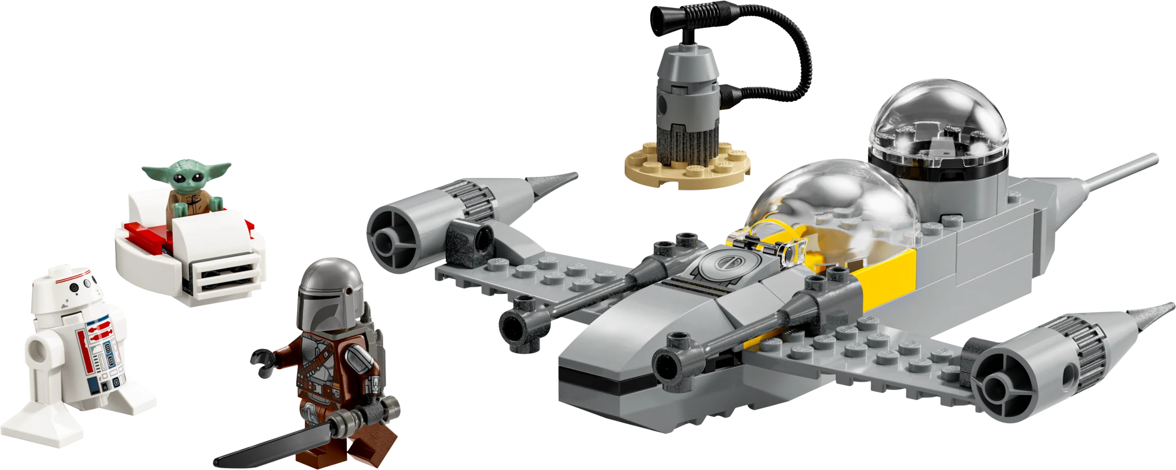 Mando and Grogu's N-1 Starfighter
