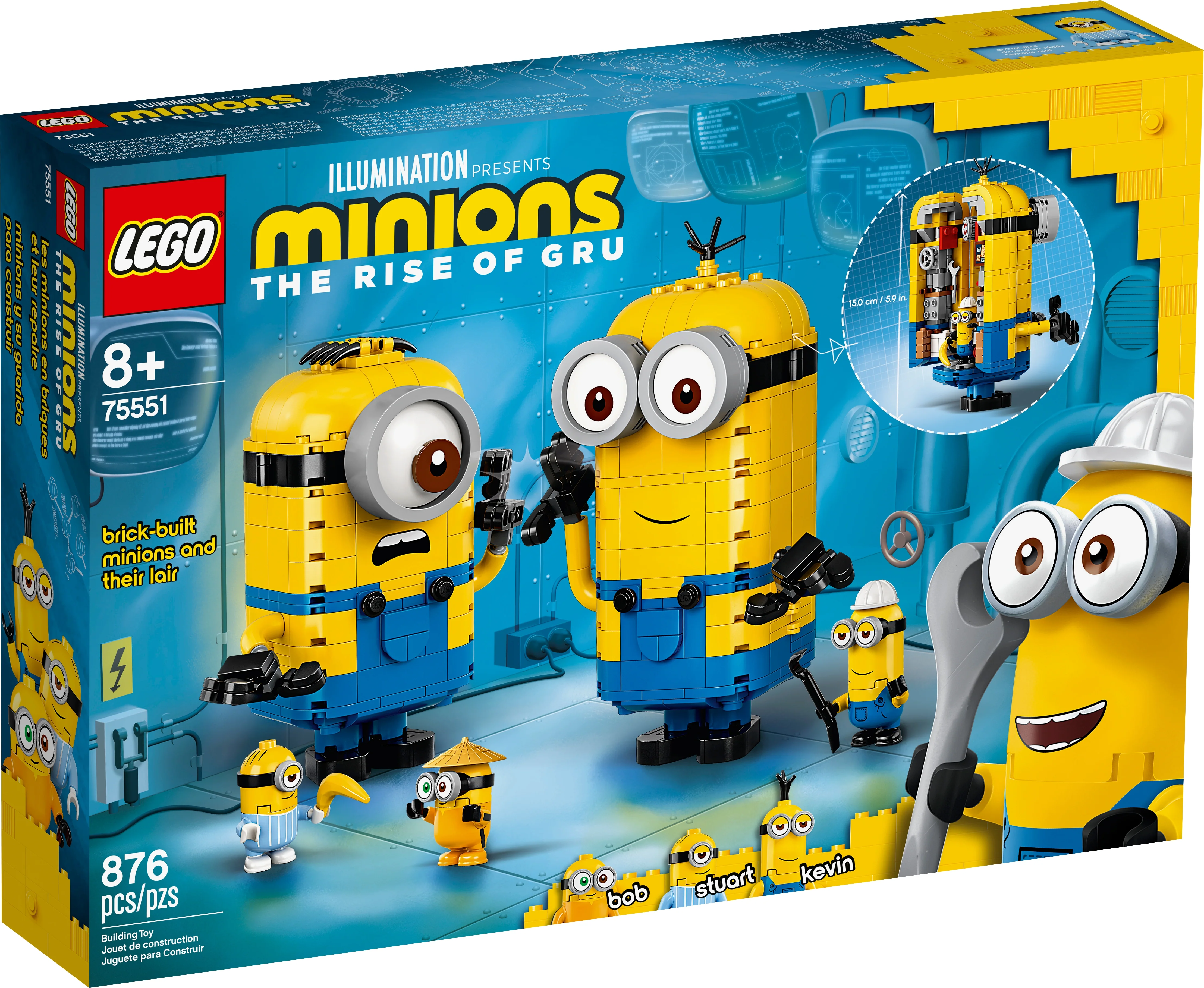 Brick-built Minions and their Lair - Image 2