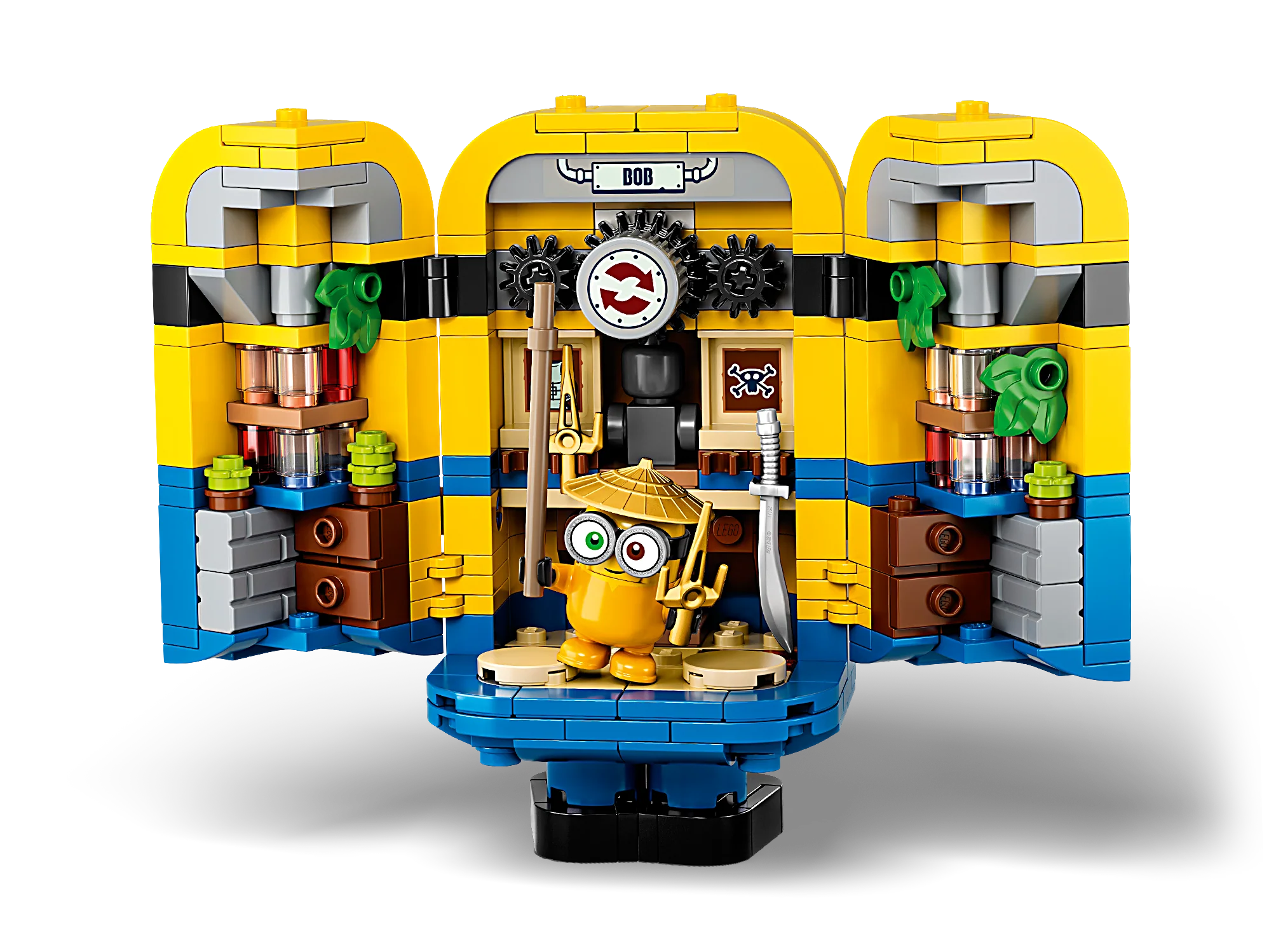 Brick-built Minions and their Lair - Image 8