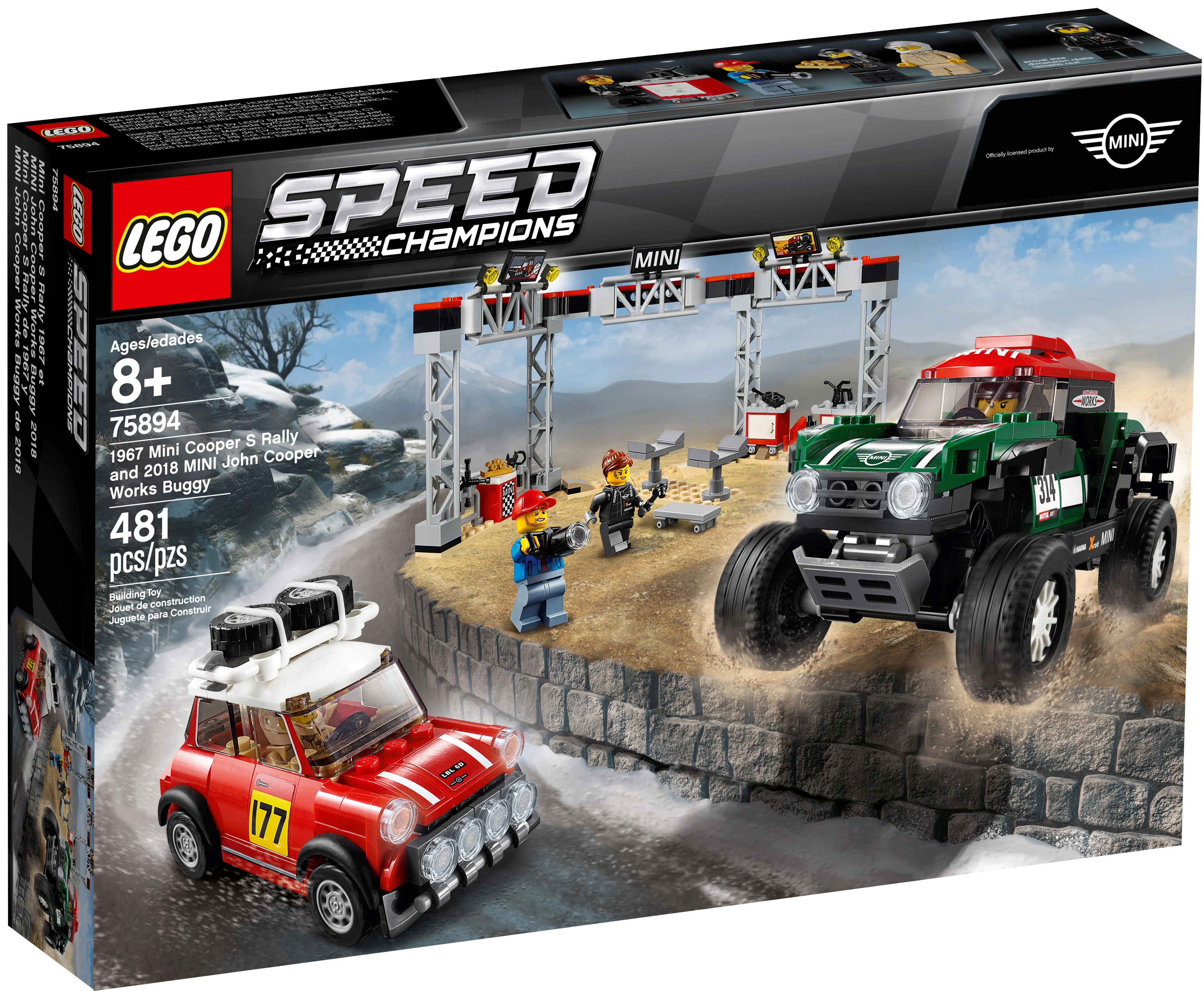 1967 Mini Cooper S Rally and 2018 MINI John Cooper Works Buggy - Image 2