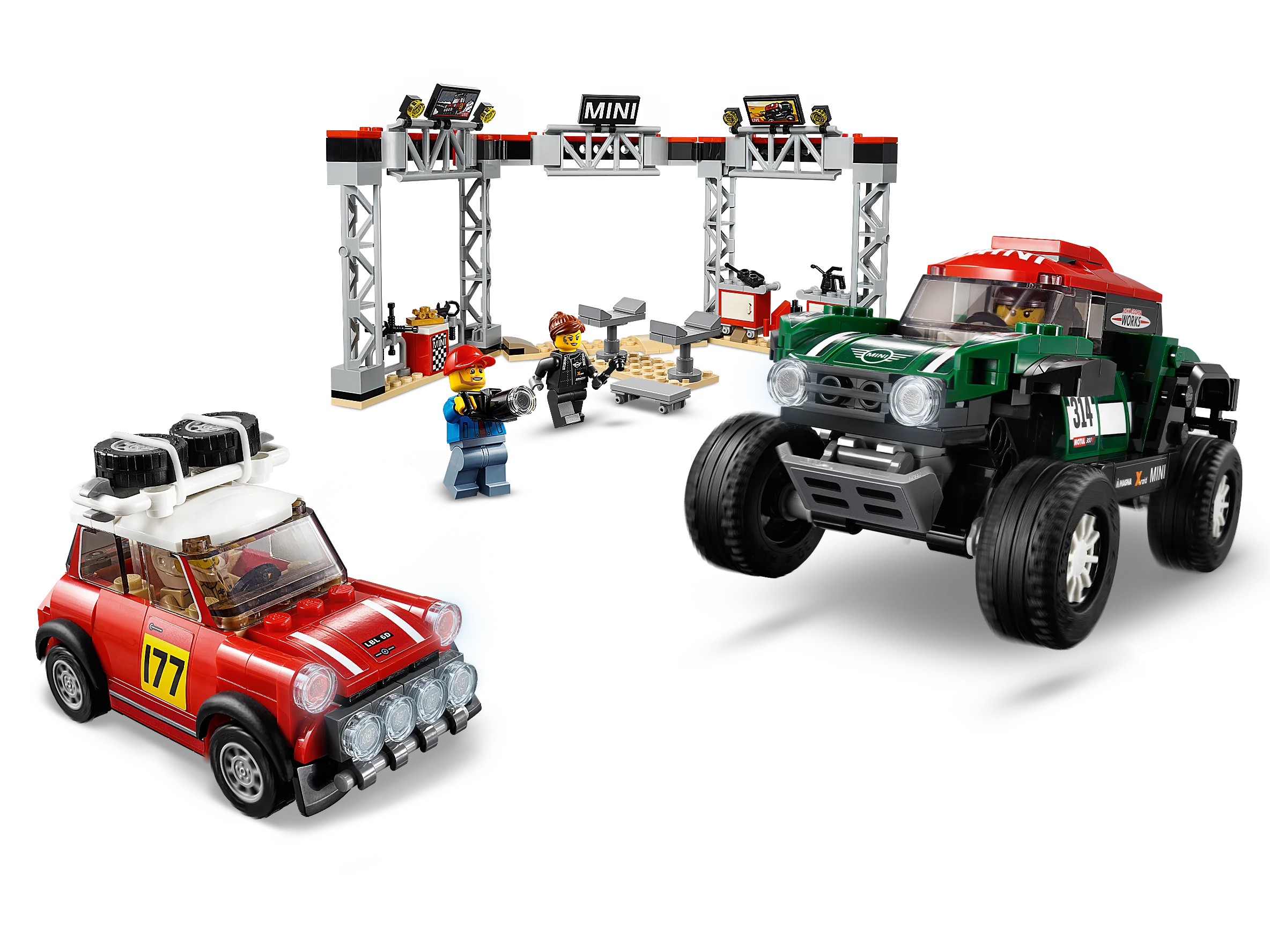 1967 Mini Cooper S Rally and 2018 MINI John Cooper Works Buggy - Image 3