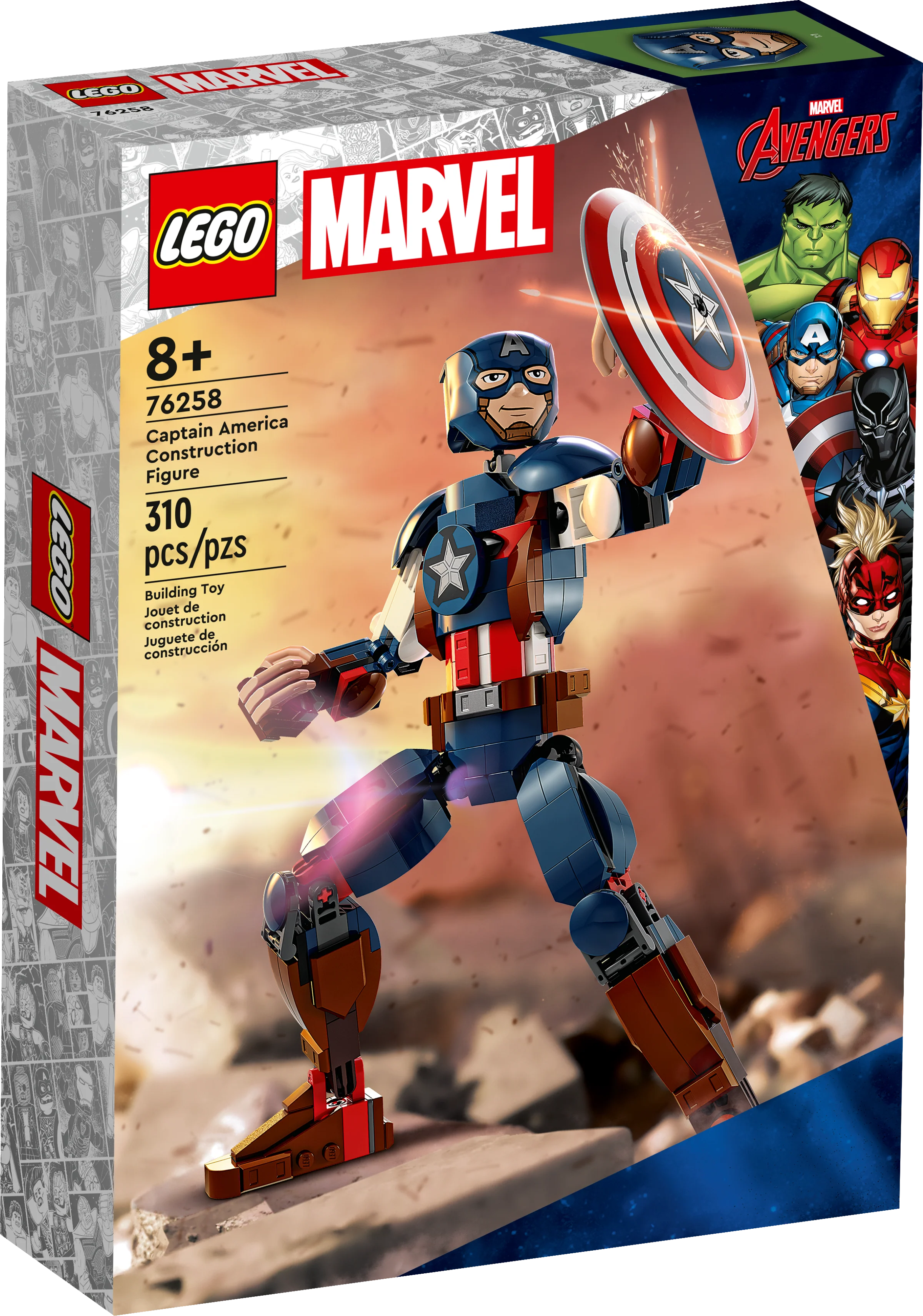Captain America Construction Figure - Image 2