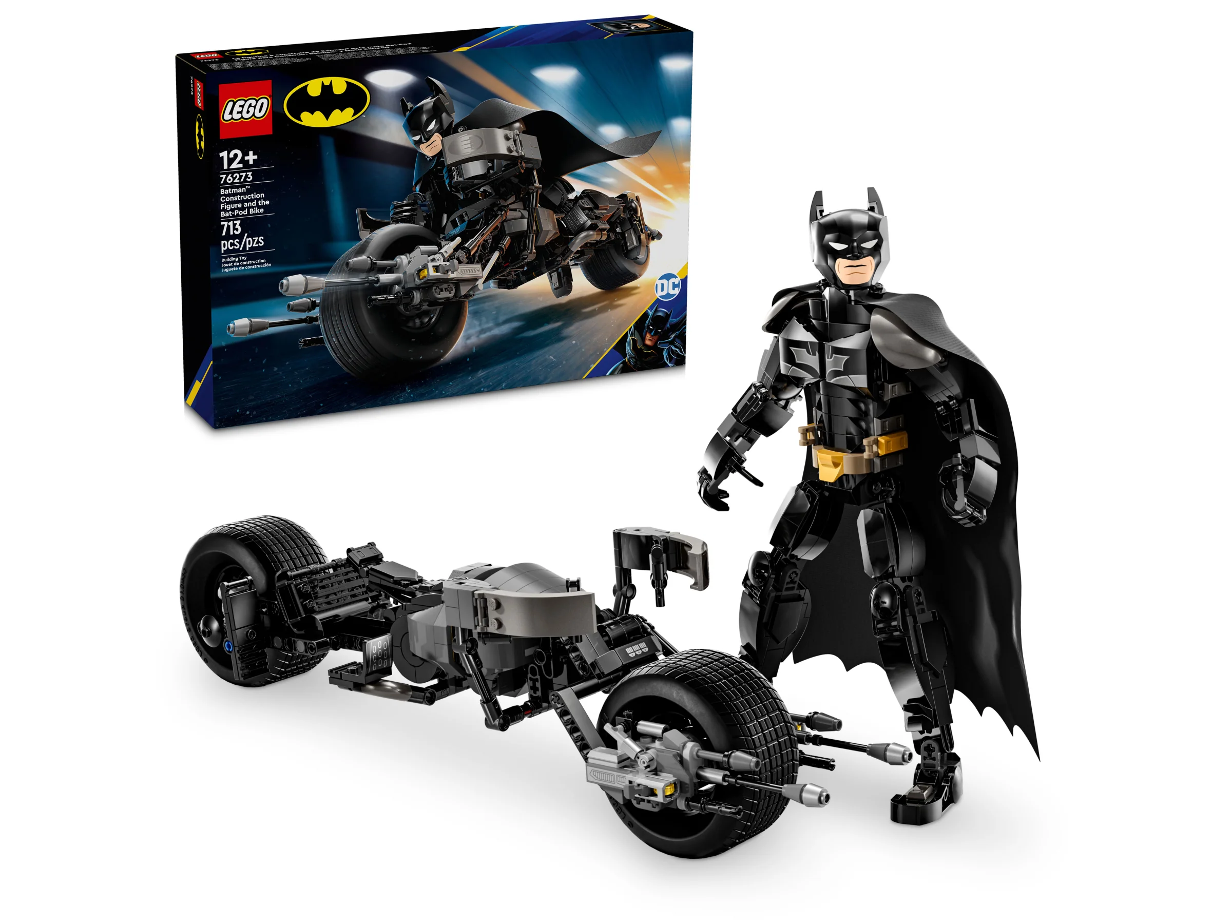Batman Construction Figure and the Bat-Pod Bike - Image 2