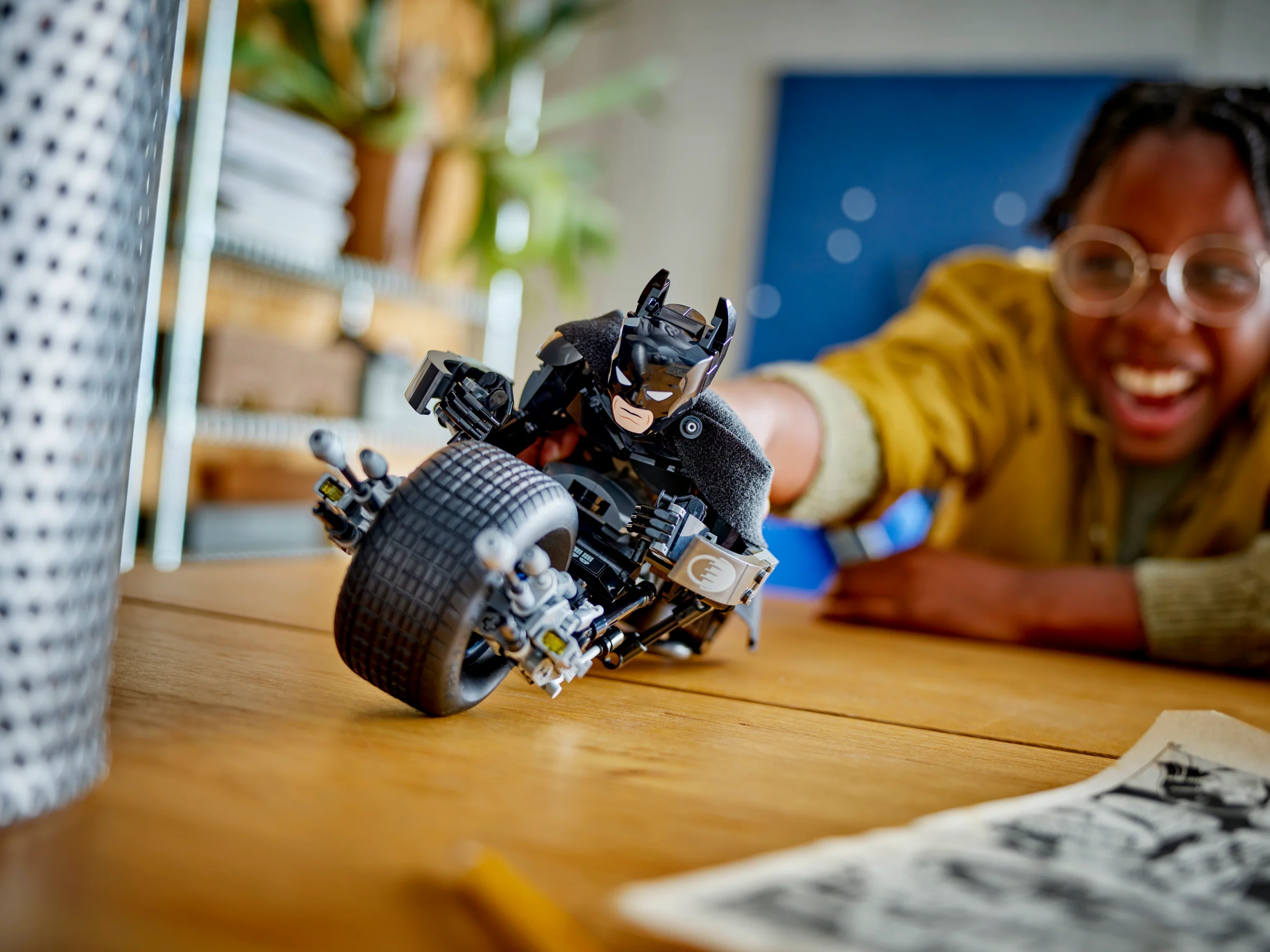 Batman Construction Figure and the Bat-Pod Bike - Image 8