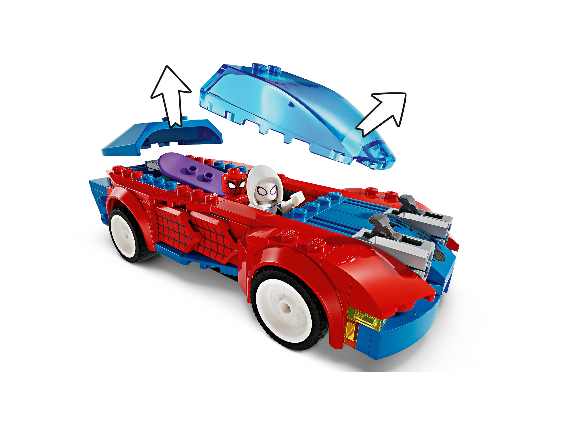 Spider-Man Race Car & Venom Green Goblin - Image 4