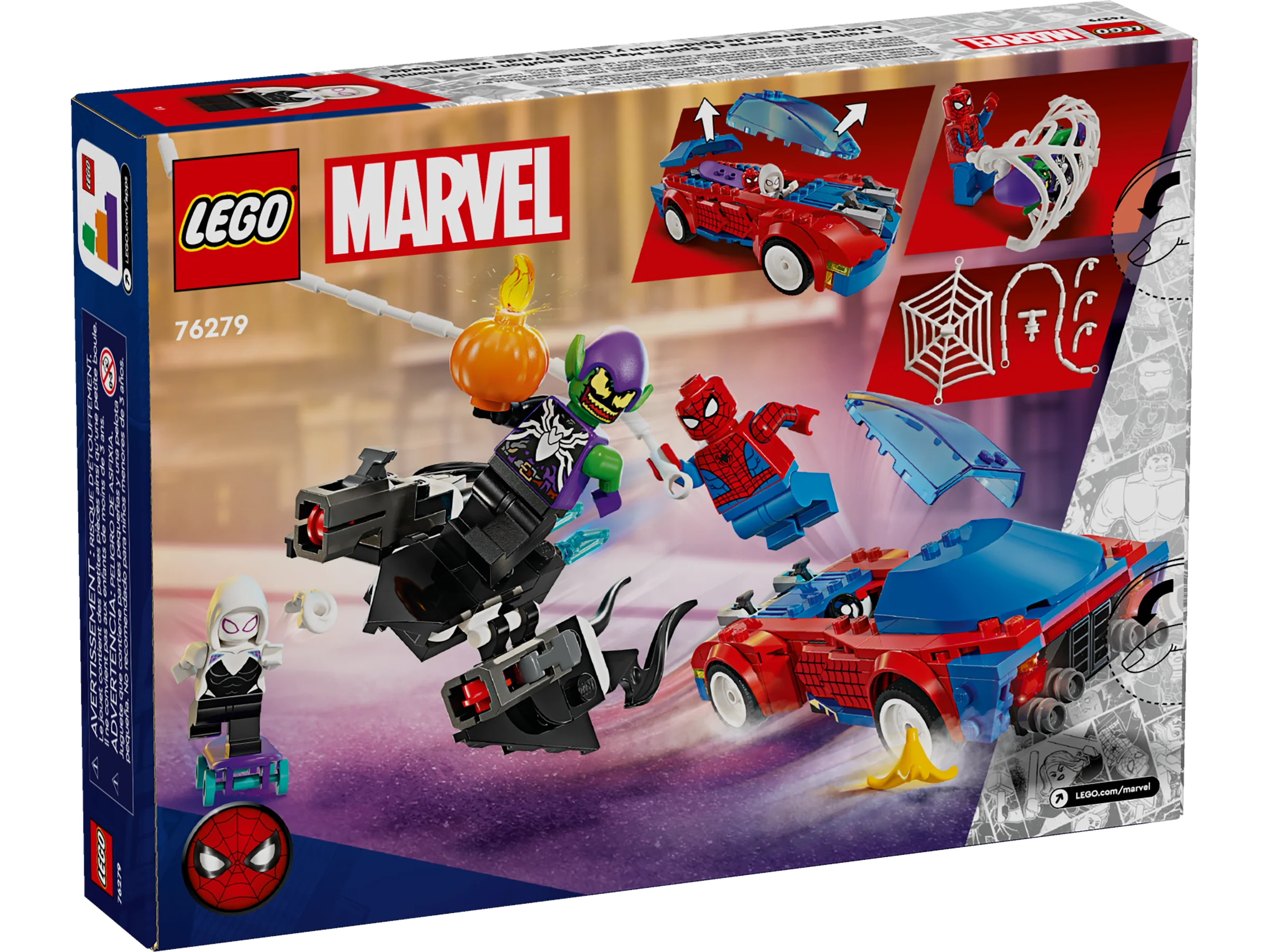 Spider-Man Race Car & Venom Green Goblin - Image 7
