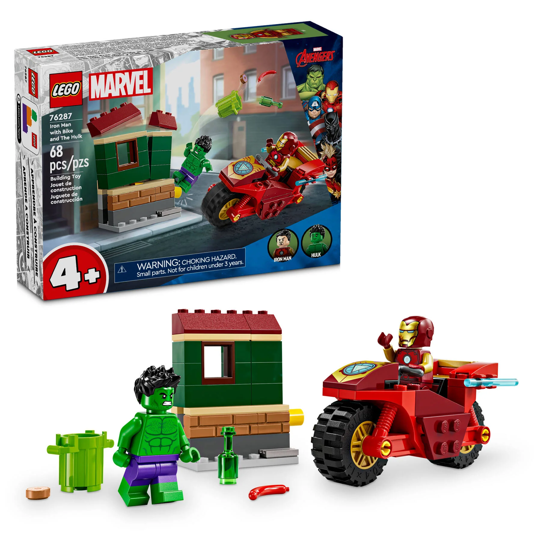 Iron Man with Bike and The Hulk - Image 2