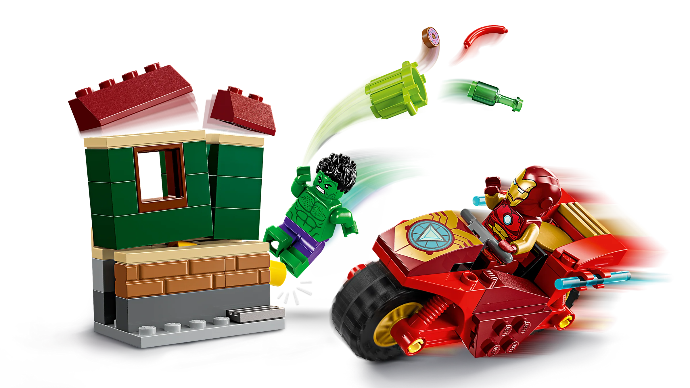 Iron Man with Bike and The Hulk - Image 3