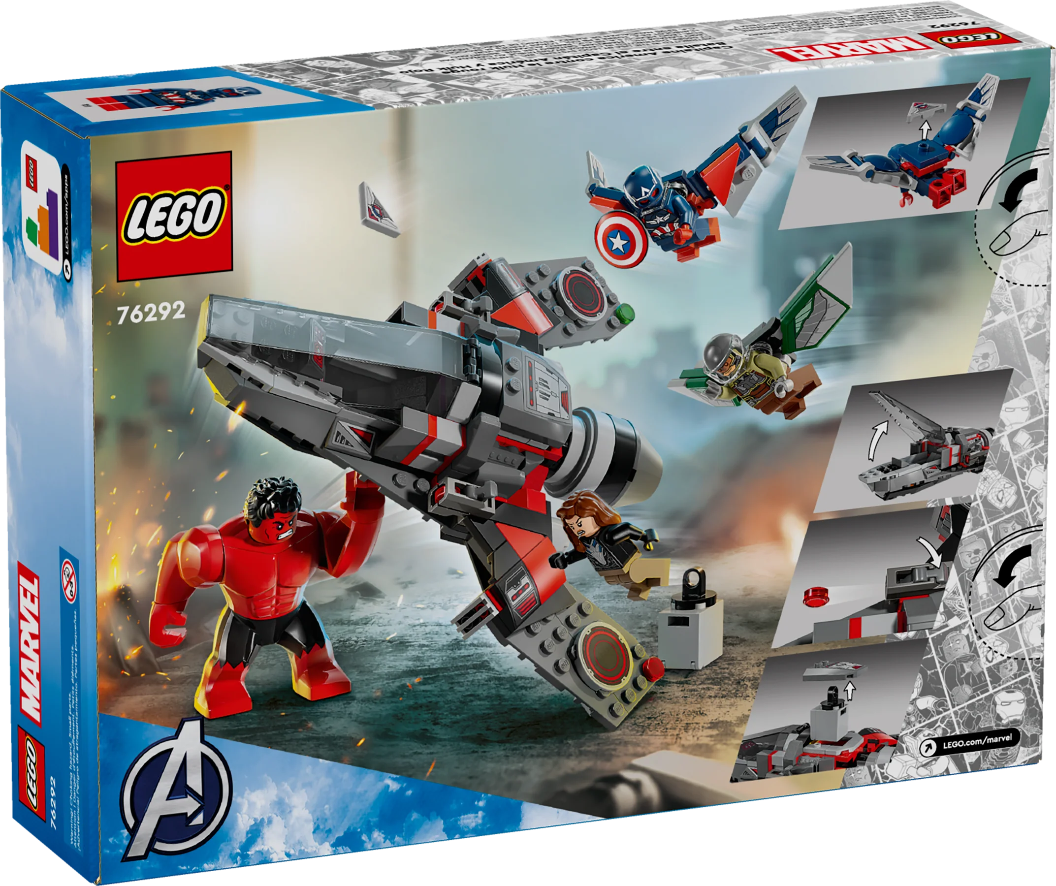Captain America vs. Red Hulk Battle - Image 12