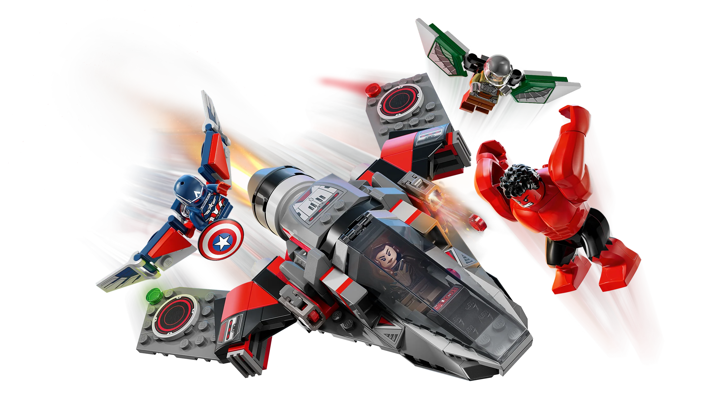 Captain America vs. Red Hulk Battle - Image 3