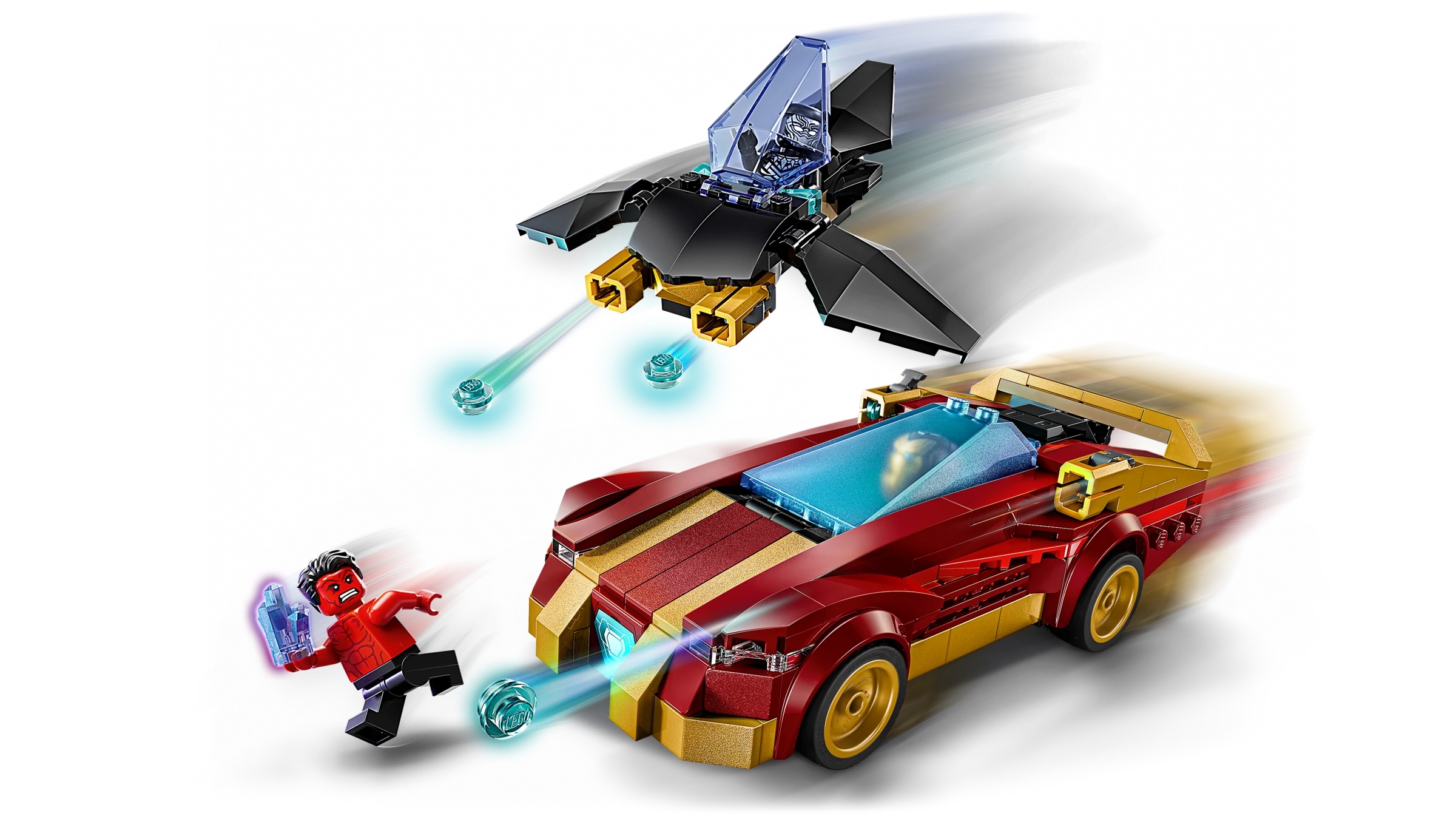 Iron Man Car & Black Panther vs. Red Hulk - Image 3