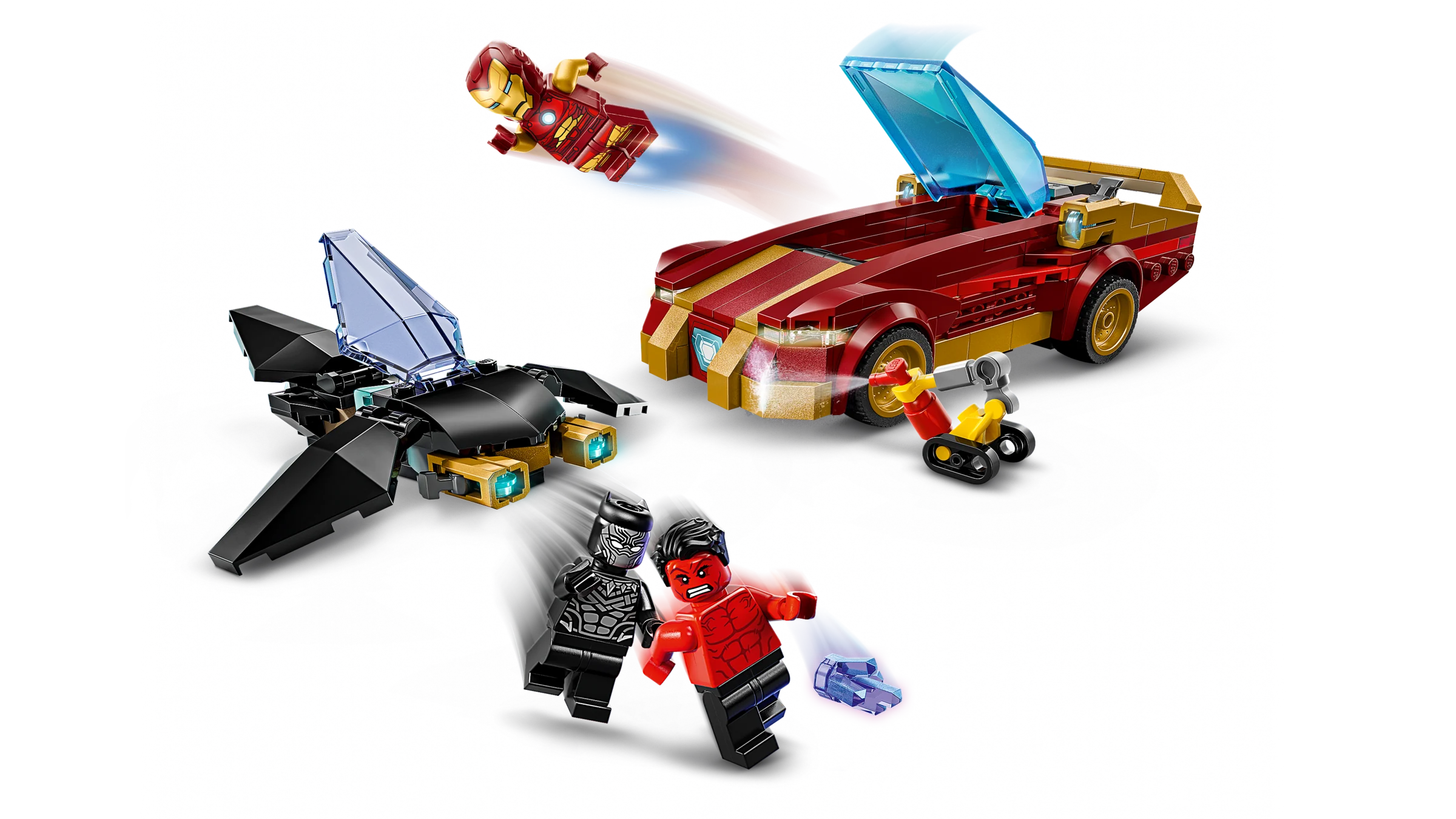 Iron Man Car & Black Panther vs. Red Hulk - Image 4