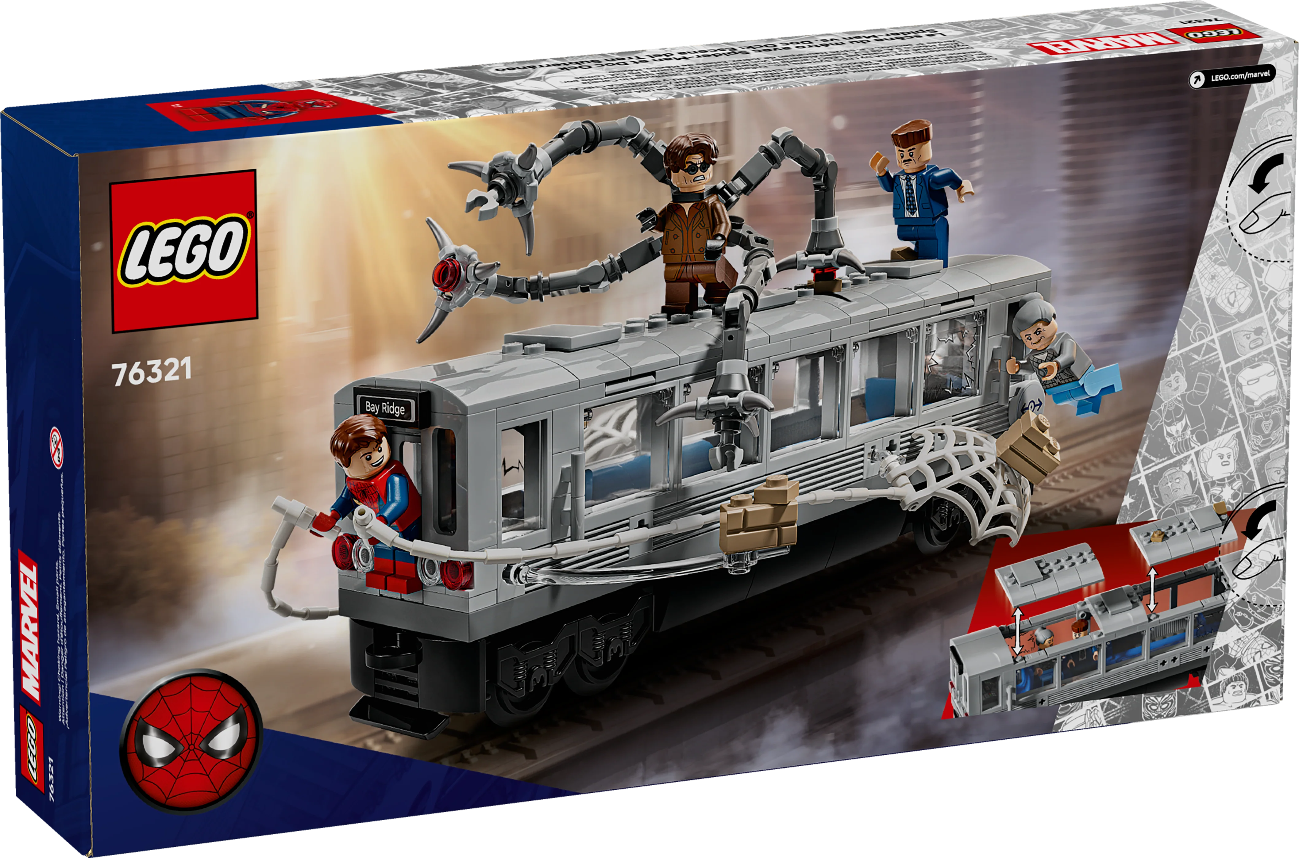Spider-Man vs. Doc Ock Subway Train Scene - Image 10