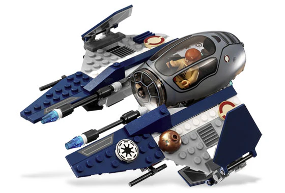 Jedi Starfighter with Hyperdrive Booster Ring - Image 3