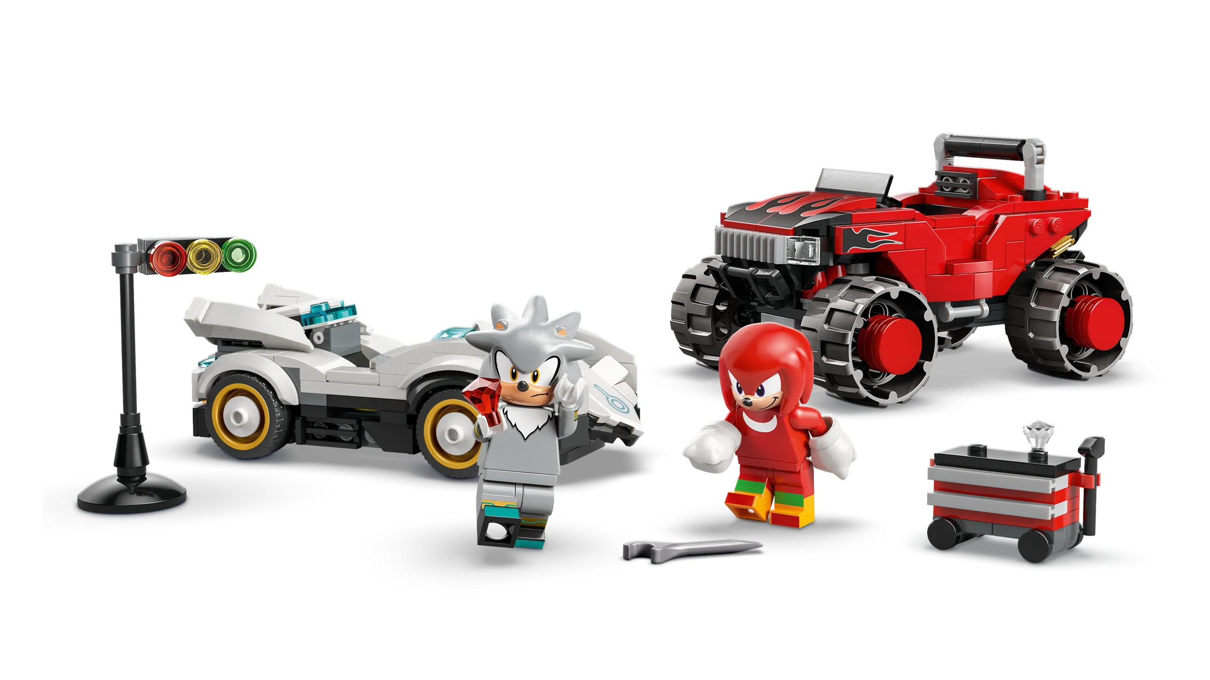 Silver's Car vs. Knuckles' Monster Truck - Image 4