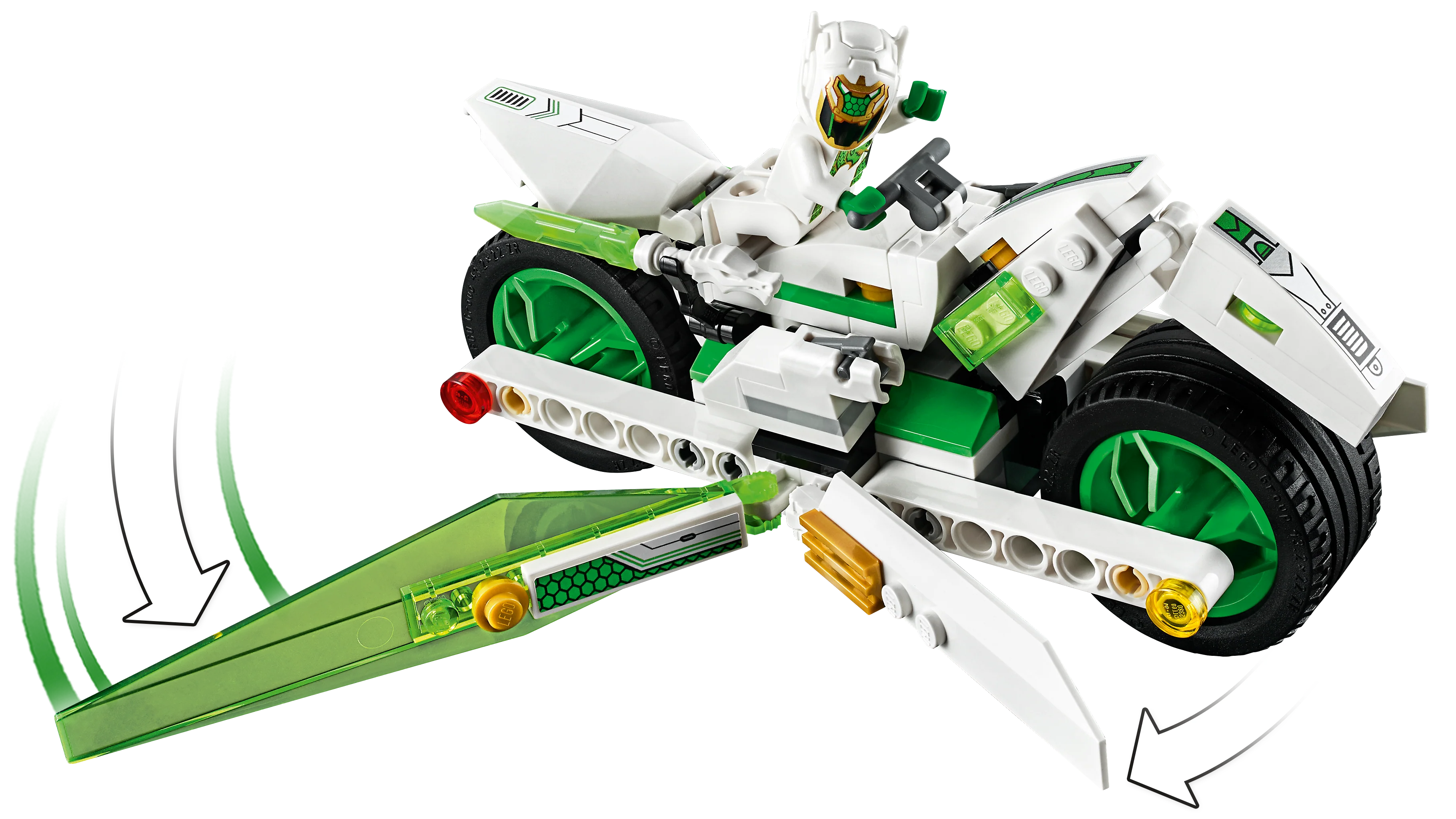White Dragon Horse Bike - Image 5