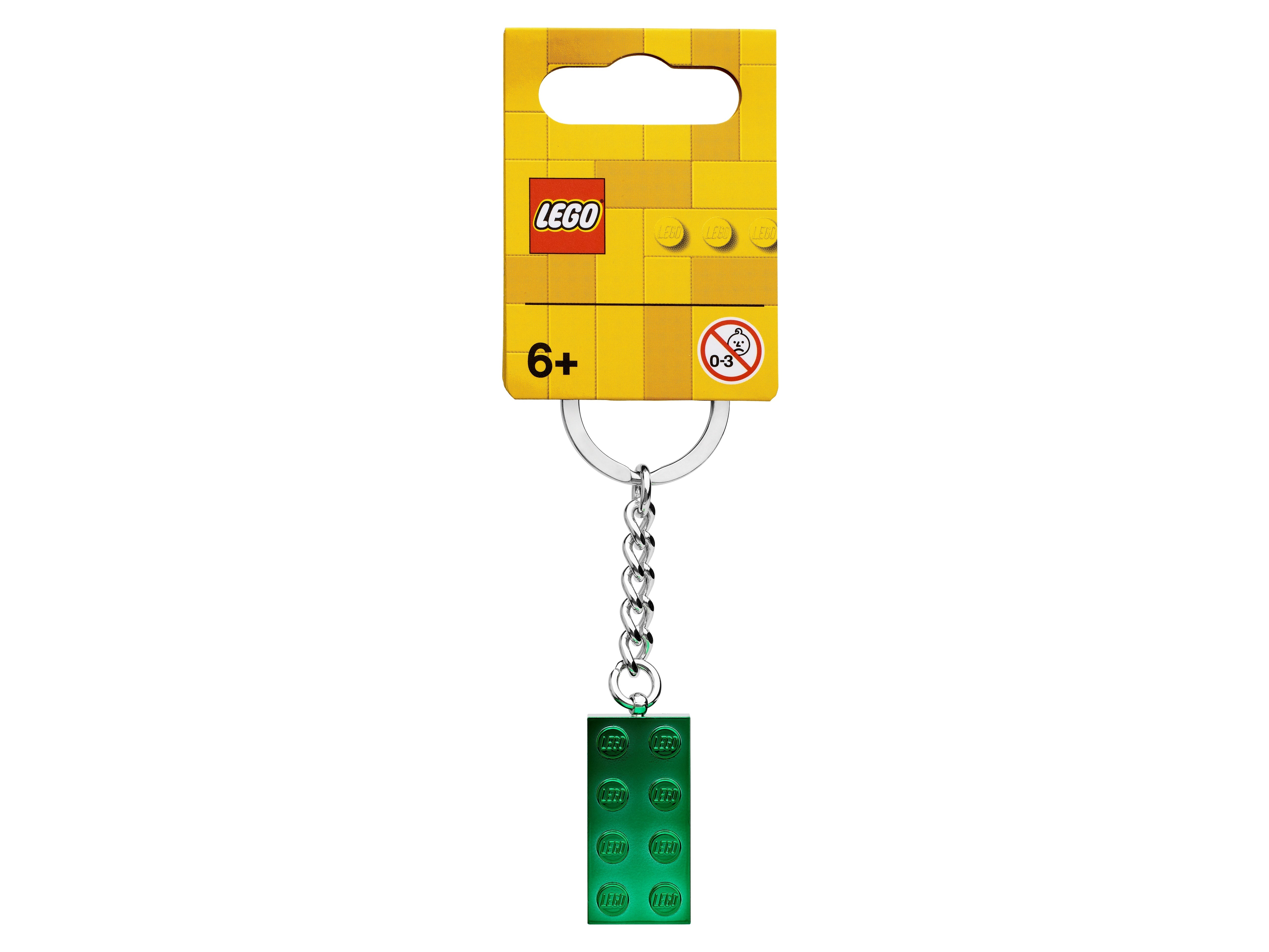2x4 Green Metallic Keyring - Image 2